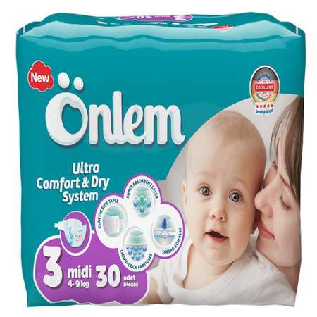 Подгузники Onlem Ultra Comfort 3 30 шт.