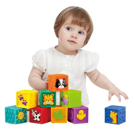 Мягкие кубики Little Hero 9 шт