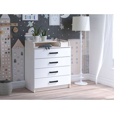 Пеленальный комод aton baby furniture Marvin бодега светлая белый