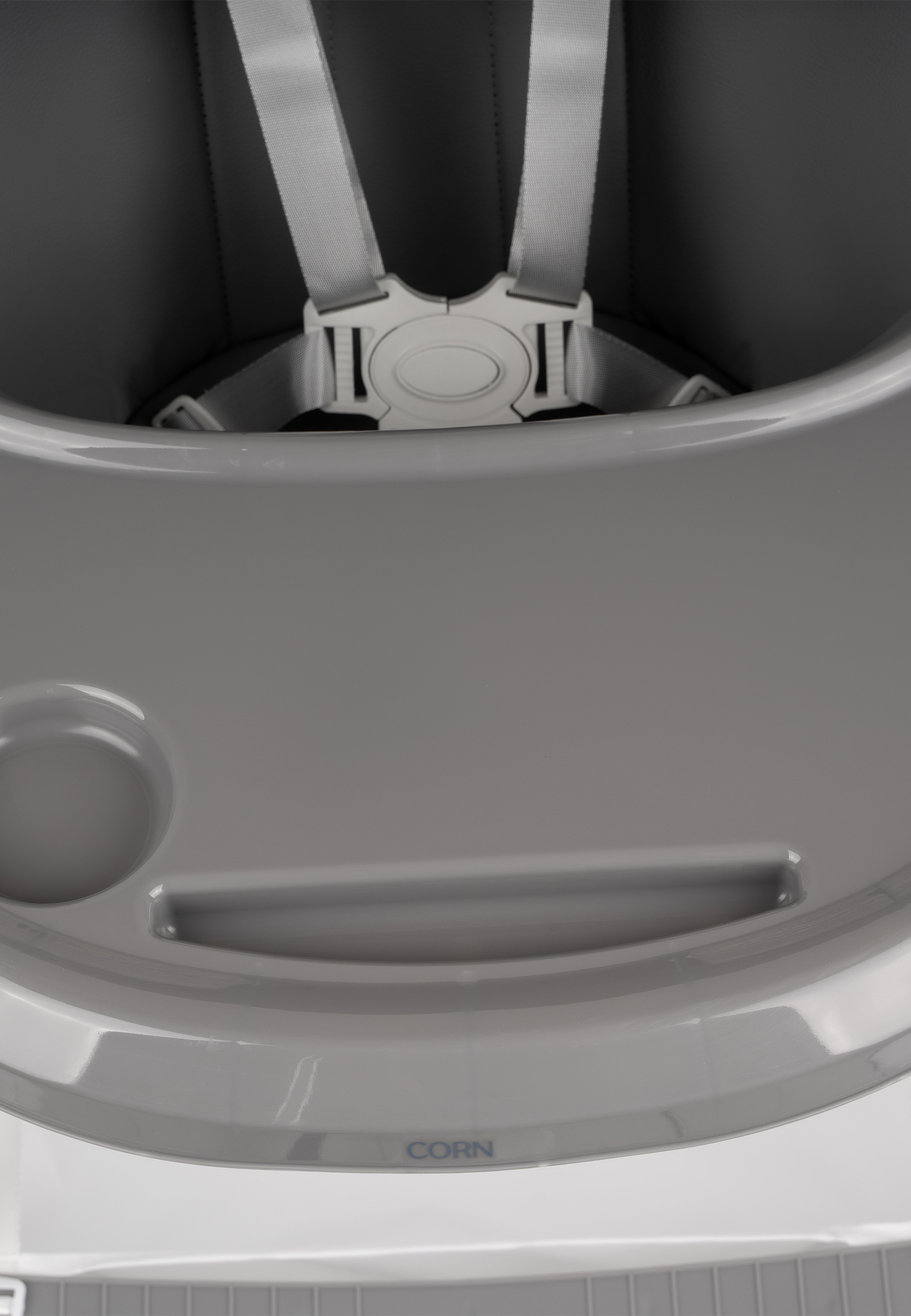 Стульчик для кормления Indigo Corn темно-серый - фото 10