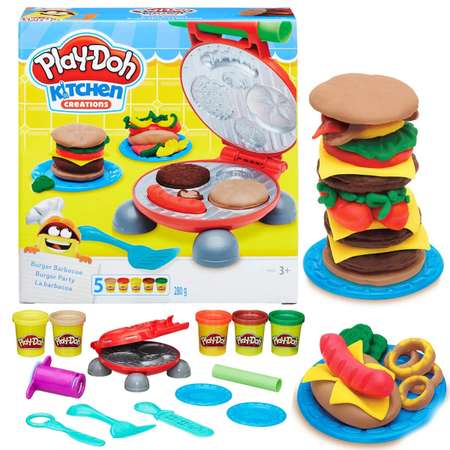 Масса для лепки Hasbro Play-Doh Бургер-гриль