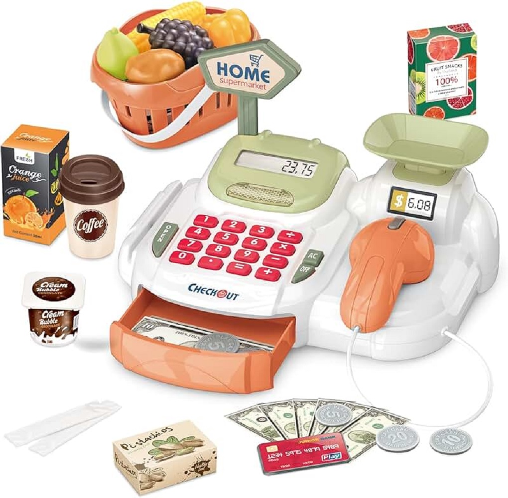 Игровой набор ТОТОША касса, продукты - фото 9