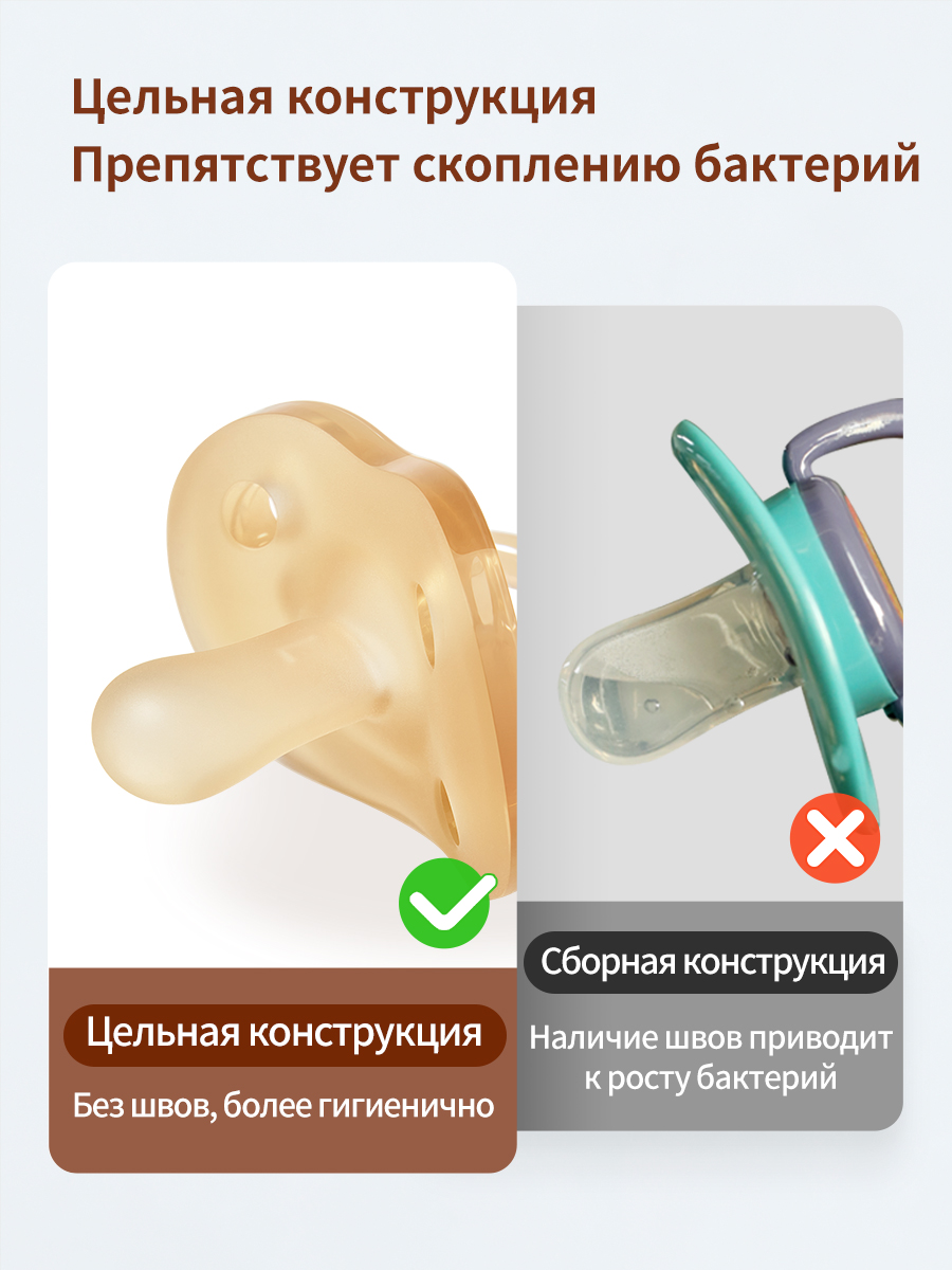 Пустышка thyseed силикон от 0 мес. - фото 7