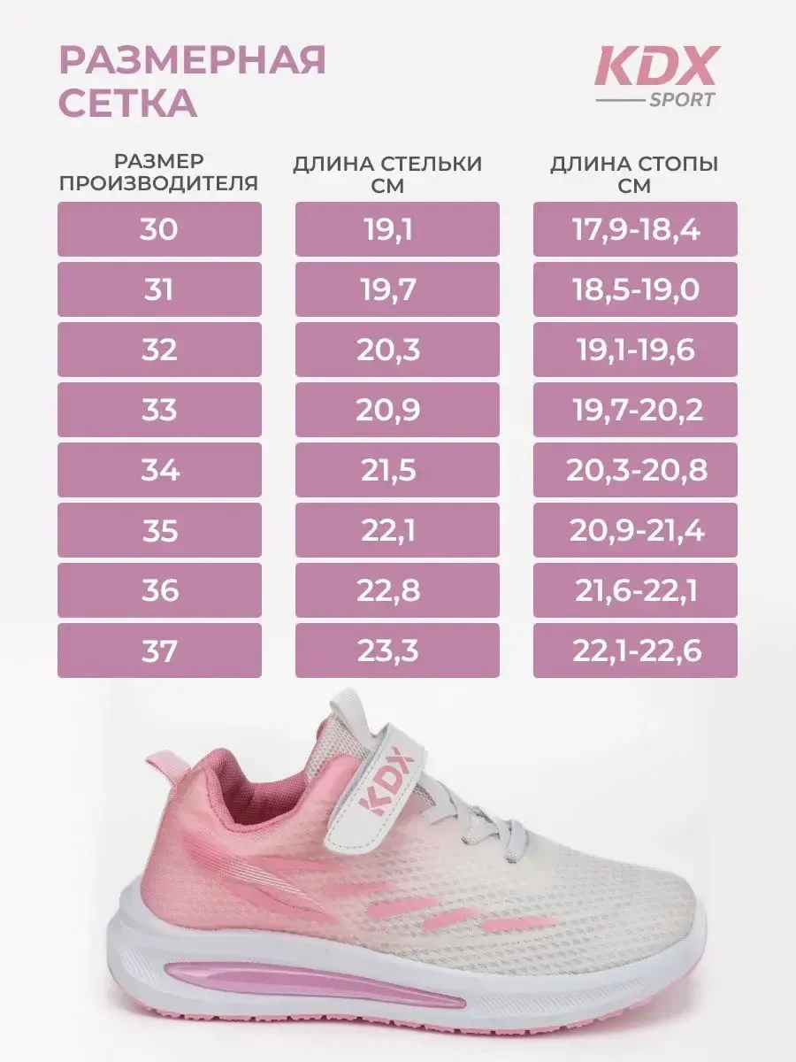 Кроссовки KDX KL-01 pink - фото 10