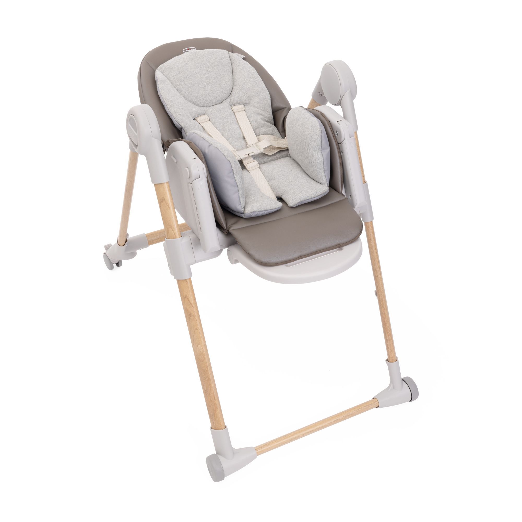 Стульчик для кормления Chicco серый - фото 21