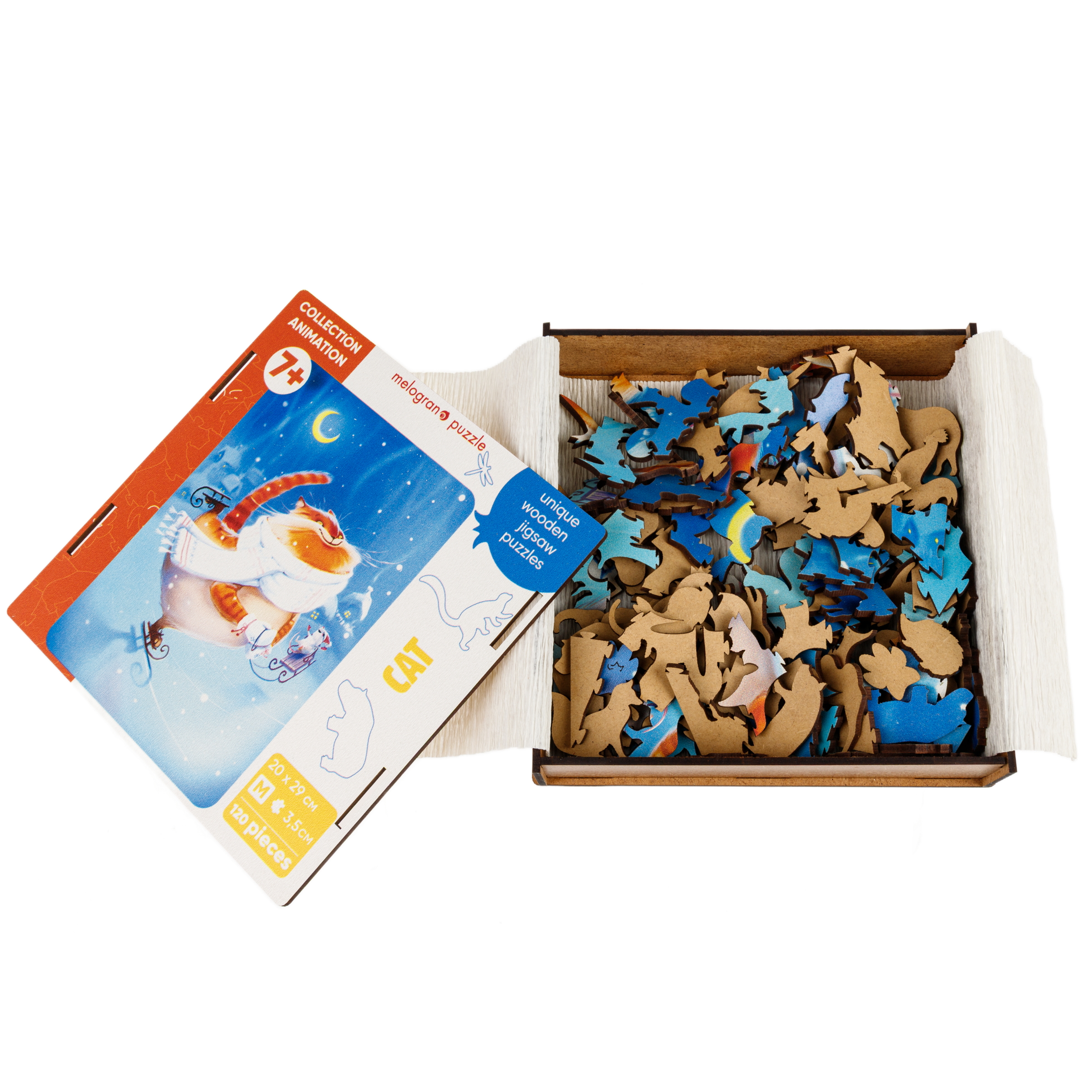 Пазл Melograno puzzle деревянный - фото 4