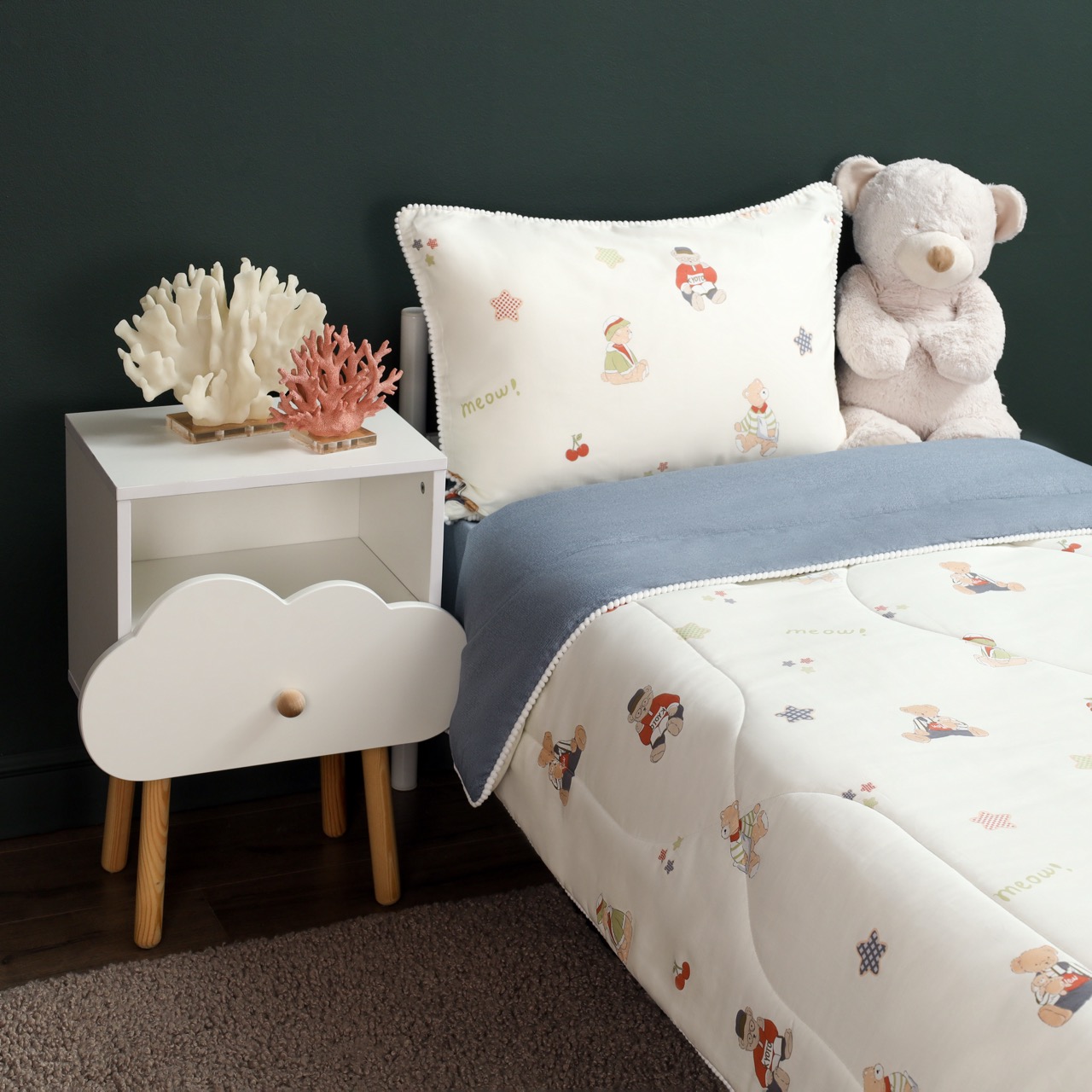 Комплект постельного белья Sofi de Marko Мишка полутораспальный 3 предм. - фото 2