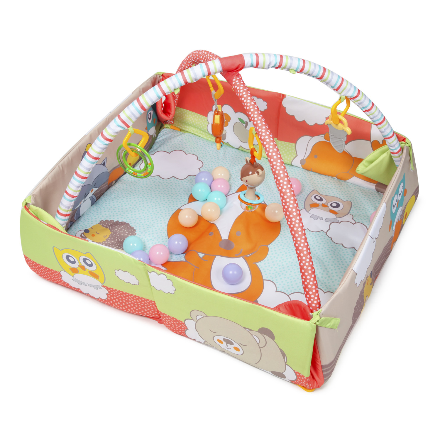 Коврик konig kids с дугами - фото 4