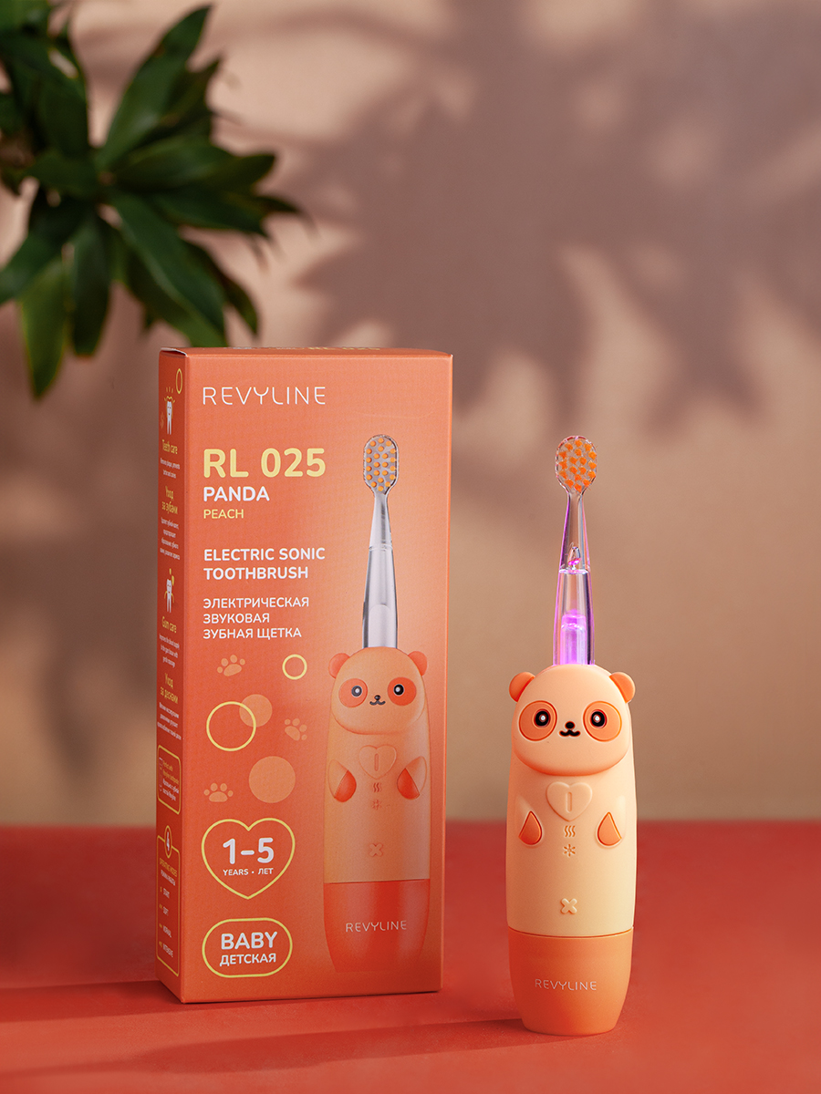 Зубная щетка электрическая Revyline Panda от 1 года - фото 17
