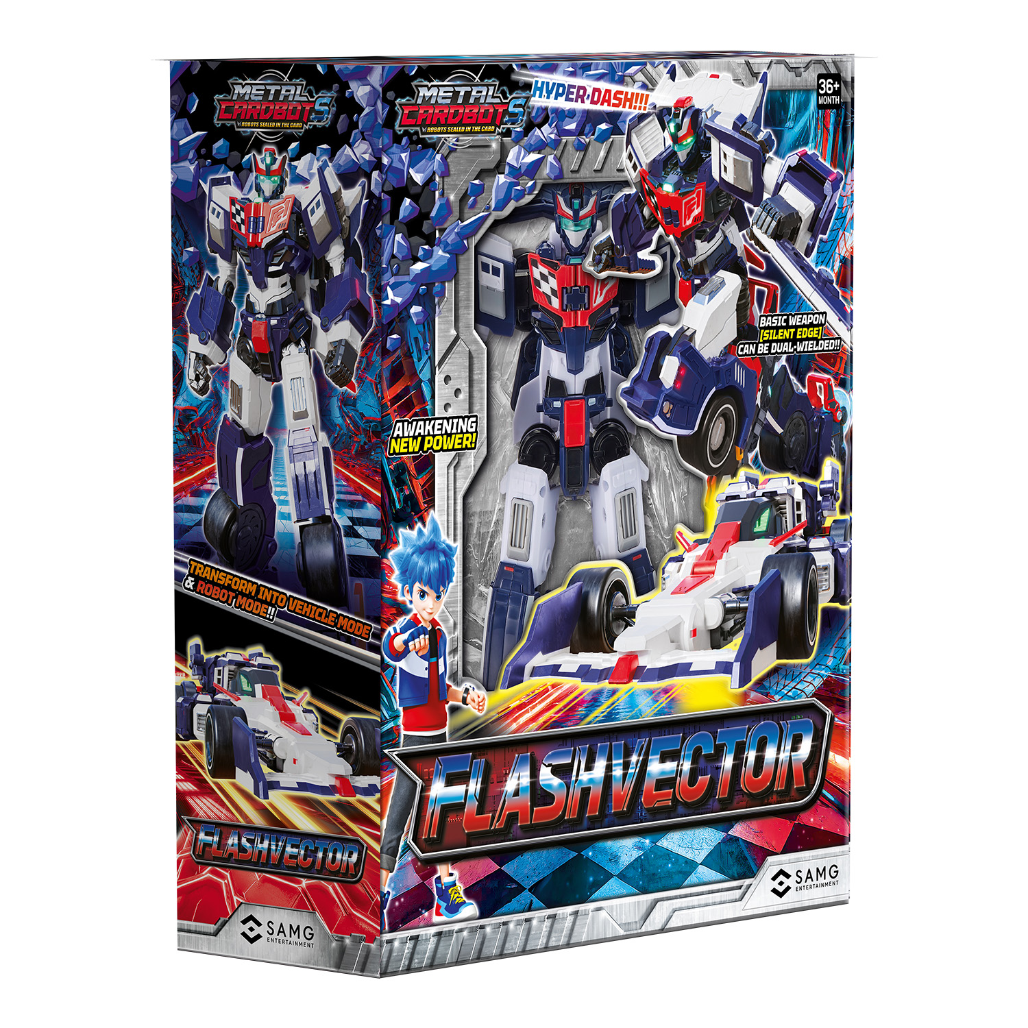 Фигурка METAL-CARDBOT Флэшвектор - фото 10