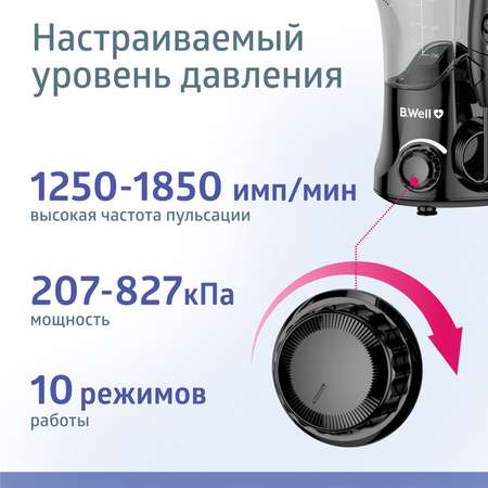 Ирригатор B.Well импульсный 10 реж.