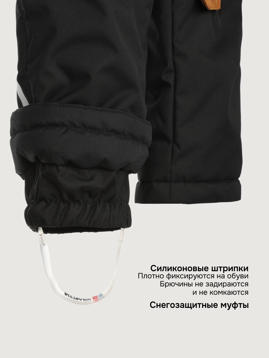 Комбинезон NIKASTYLE 8з0325 кэмел/черный - фото 10