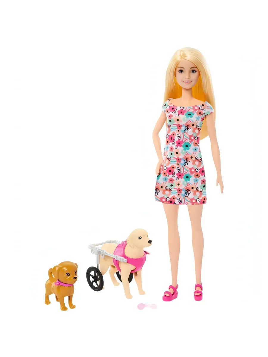 Кукла модельная Barbie Барби и ее собака 121281 - фото 3