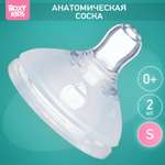 Соска ROXY-KIDS силикон (медленный поток) 2 шт.