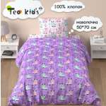 Комплект постельного белья TEO kids 1.5-спальный Ламы наволочка 50х70