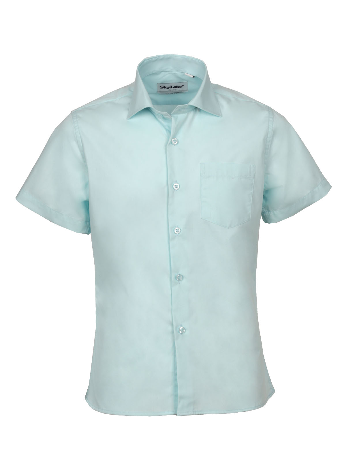 Рубашка Sky Lake 1211 CLASSIC SLIM FIT кор.рукав атолл - фото 1