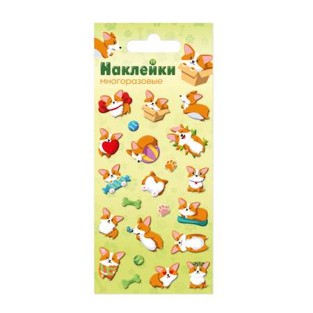 Наклейки Mobile Корги 16 шт.