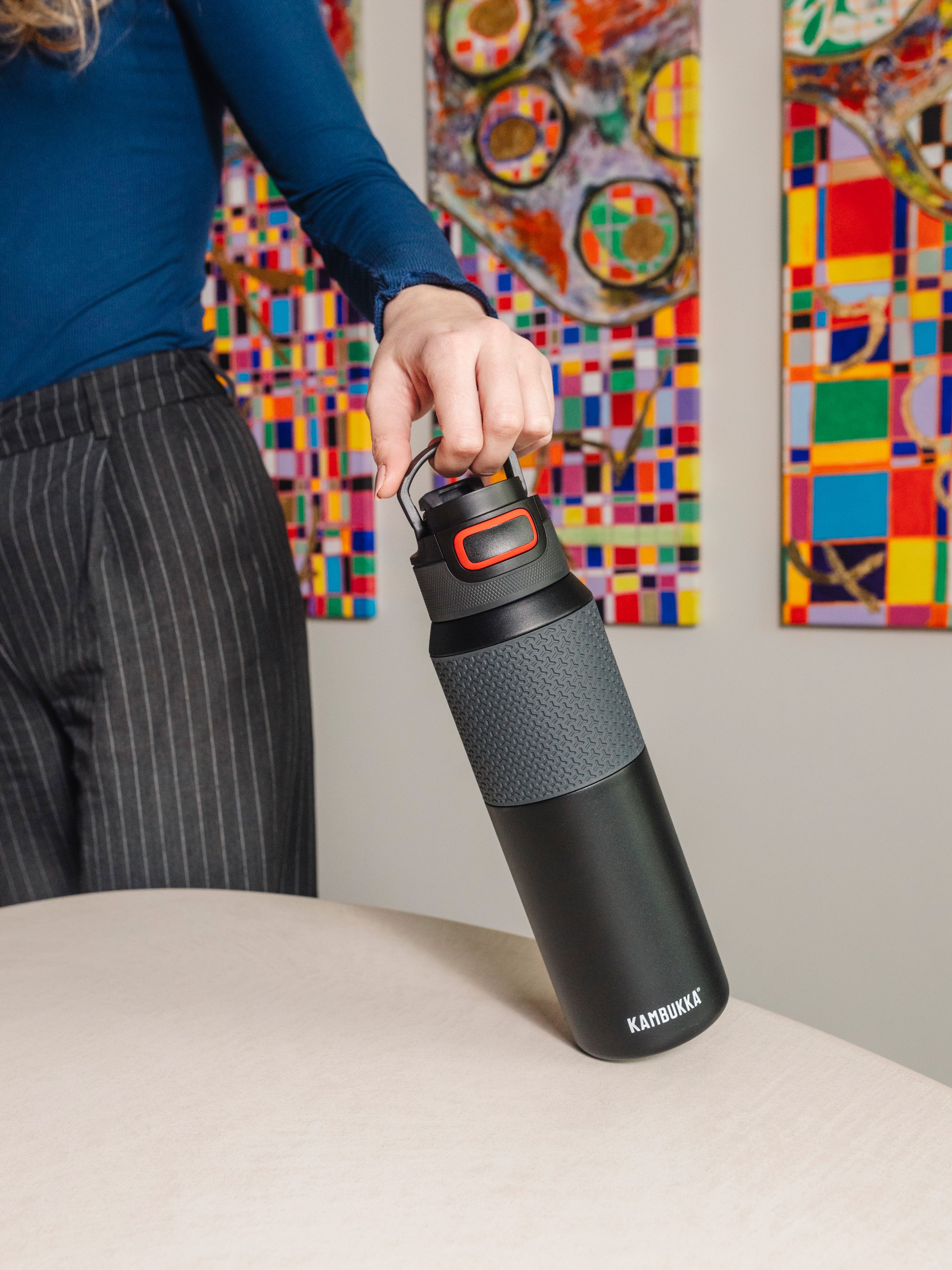 Термобутылка Kambukka Elton 1л черная 11-03037 - фото 7