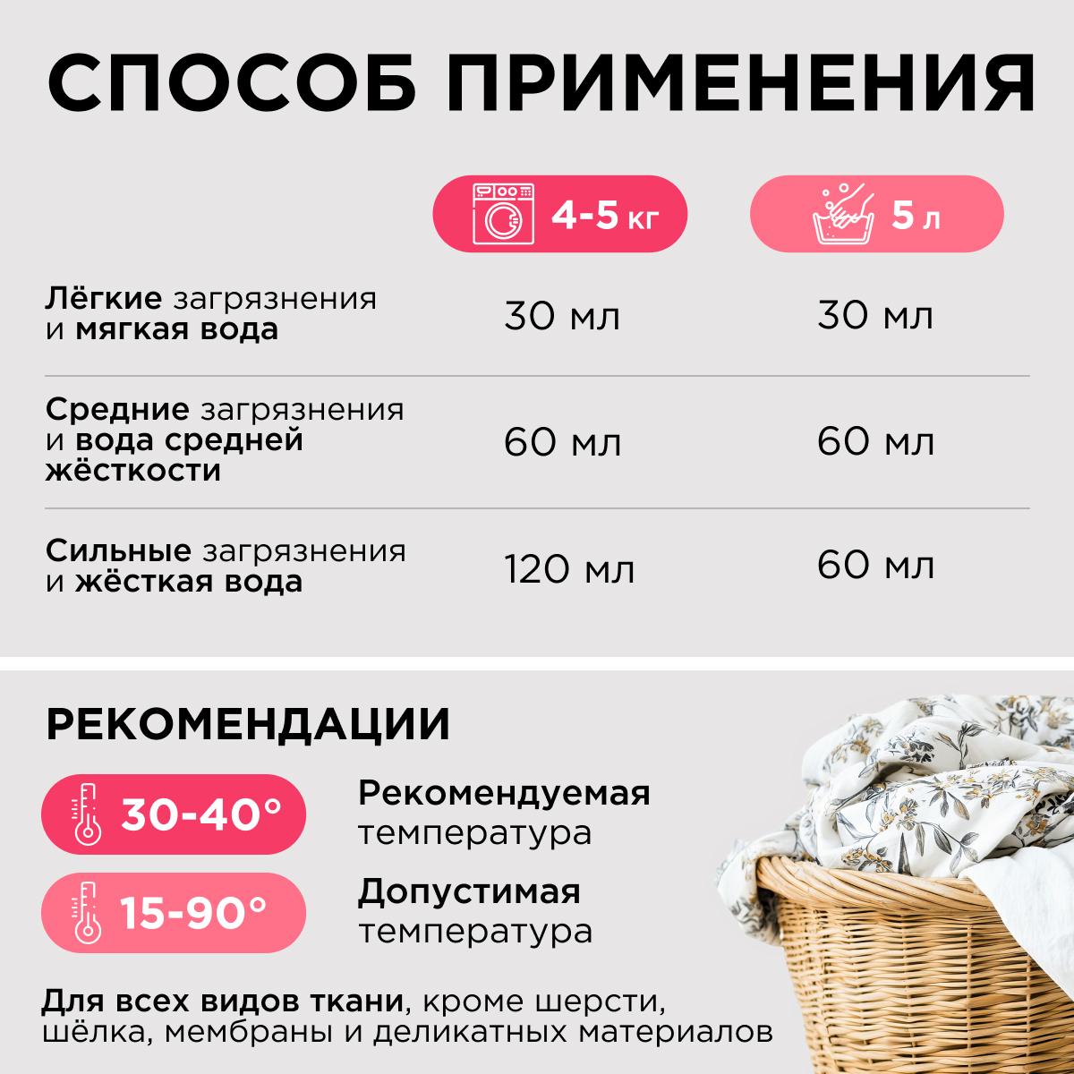 Гель для стирки Synergetic Гипоаллергенный 2.75 л - фото 11