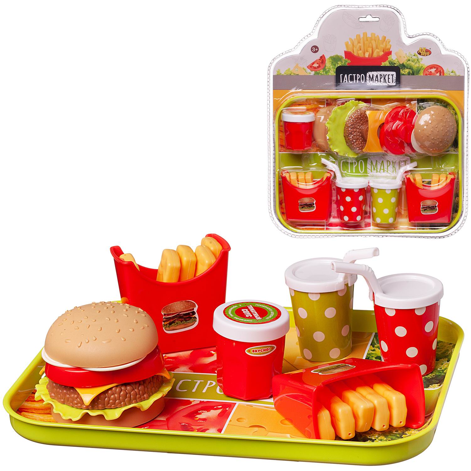 Игровой набор Abtoys касса, продукты - фото 2