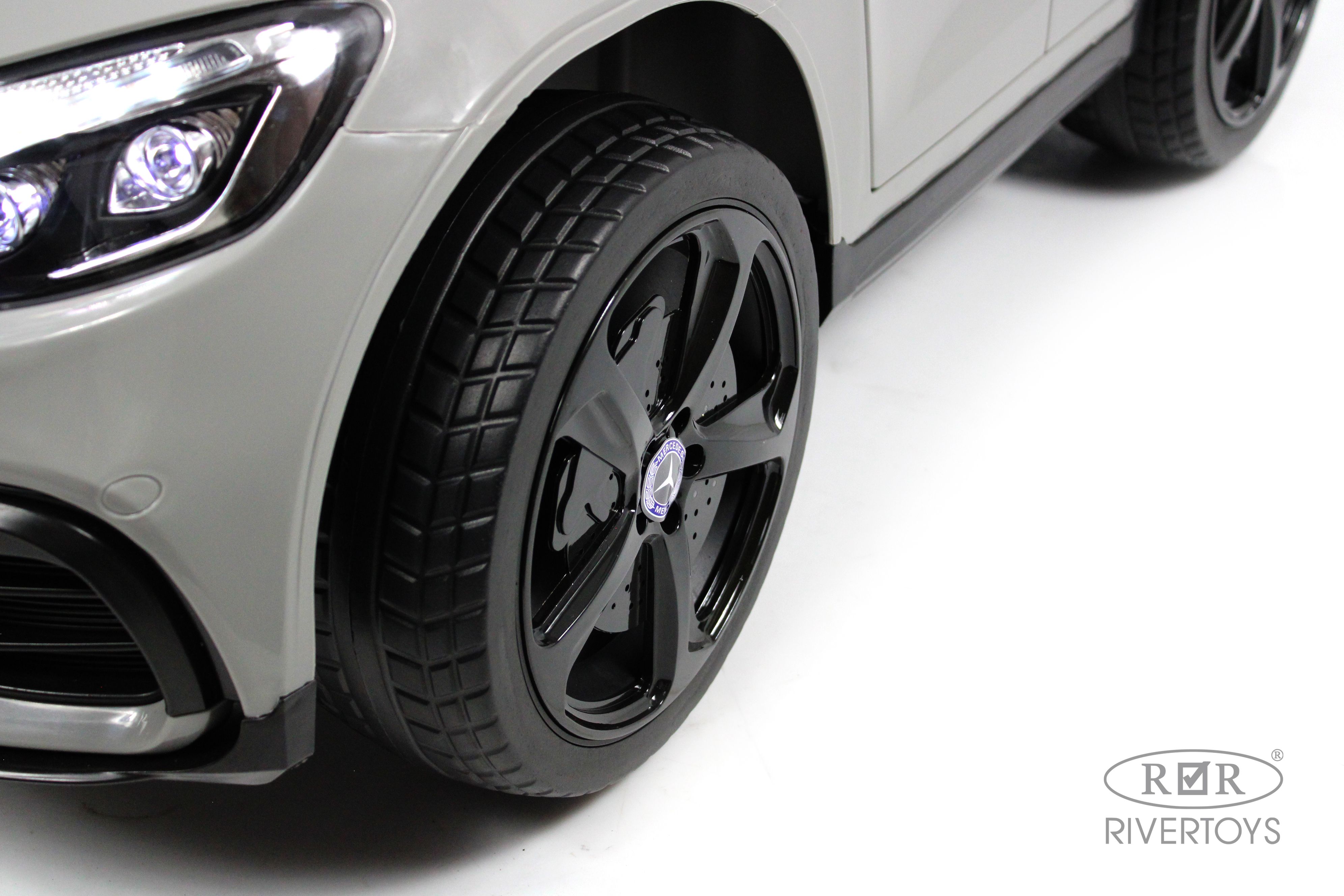 Электромобиль RIVERTOYS Mercedes X001XX-GREY С пультом ДУ - фото 6
