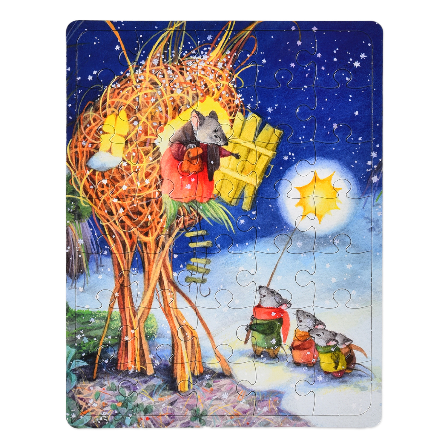 Книга Лабиринт Новогодний сундучок Новогодние пазлы 5*35 - фото 6