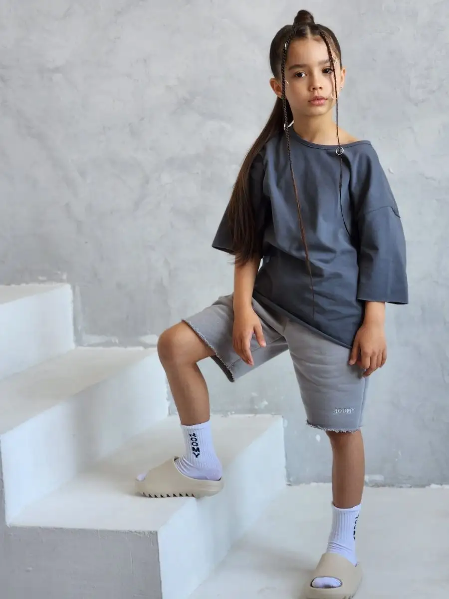 Шорты ROOMY ESSENCE COMFYshorts/grey - фото 15