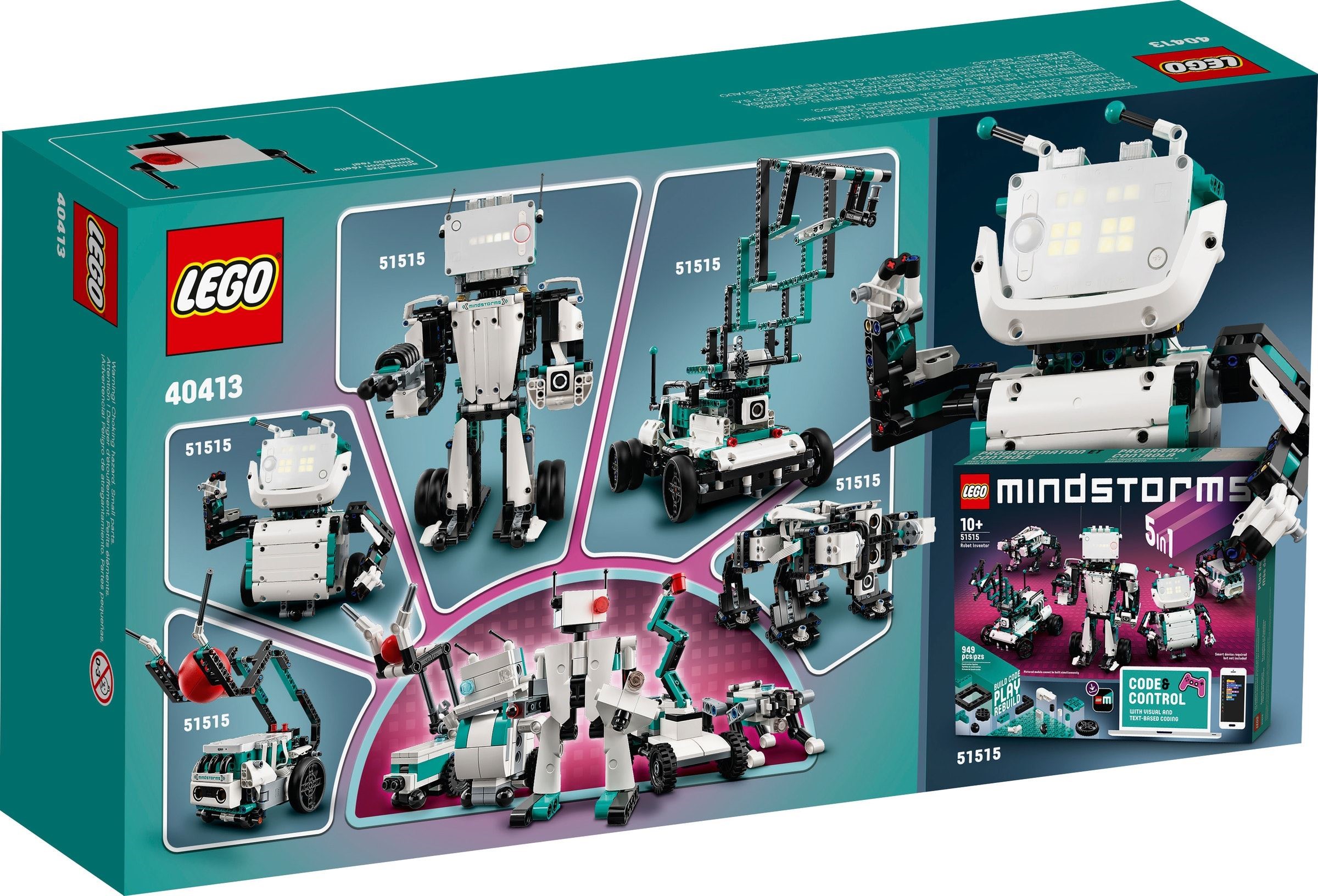 Конструктор LEGO Mindstorms 40413 366 дет. - фото 2