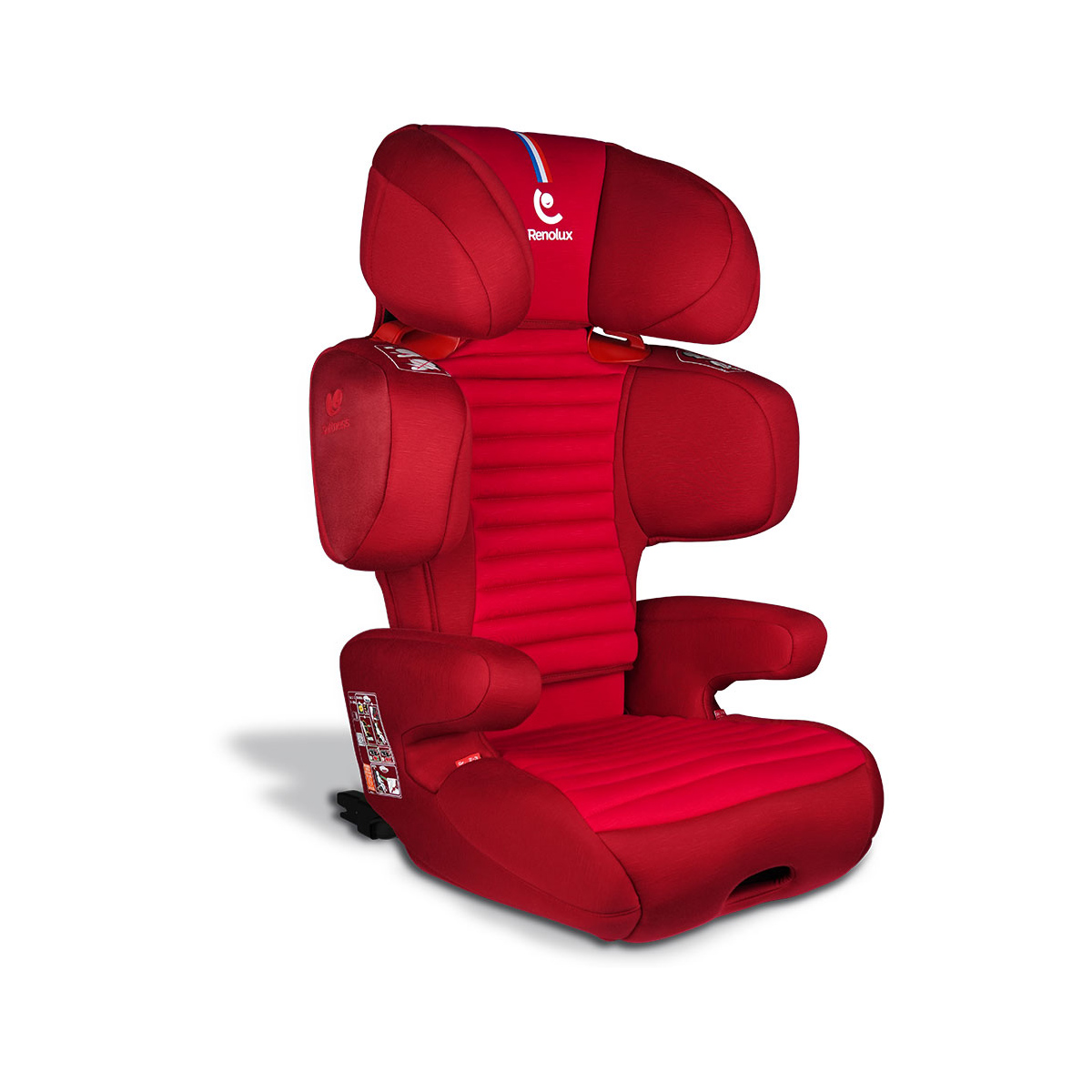 Автокресло Renolux Renofix passion Isofix 2/3 (15-36 кг) красный - фото 1