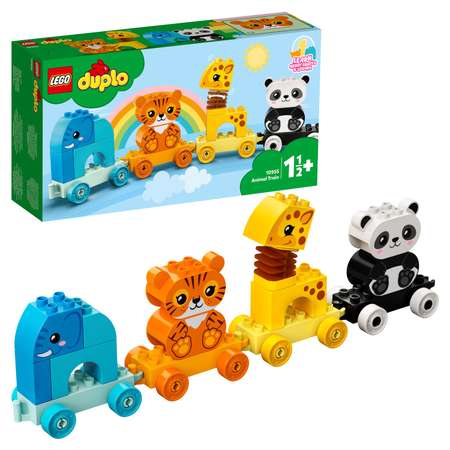 Конструктор LEGO DUPLO Поезд для животных блочный
