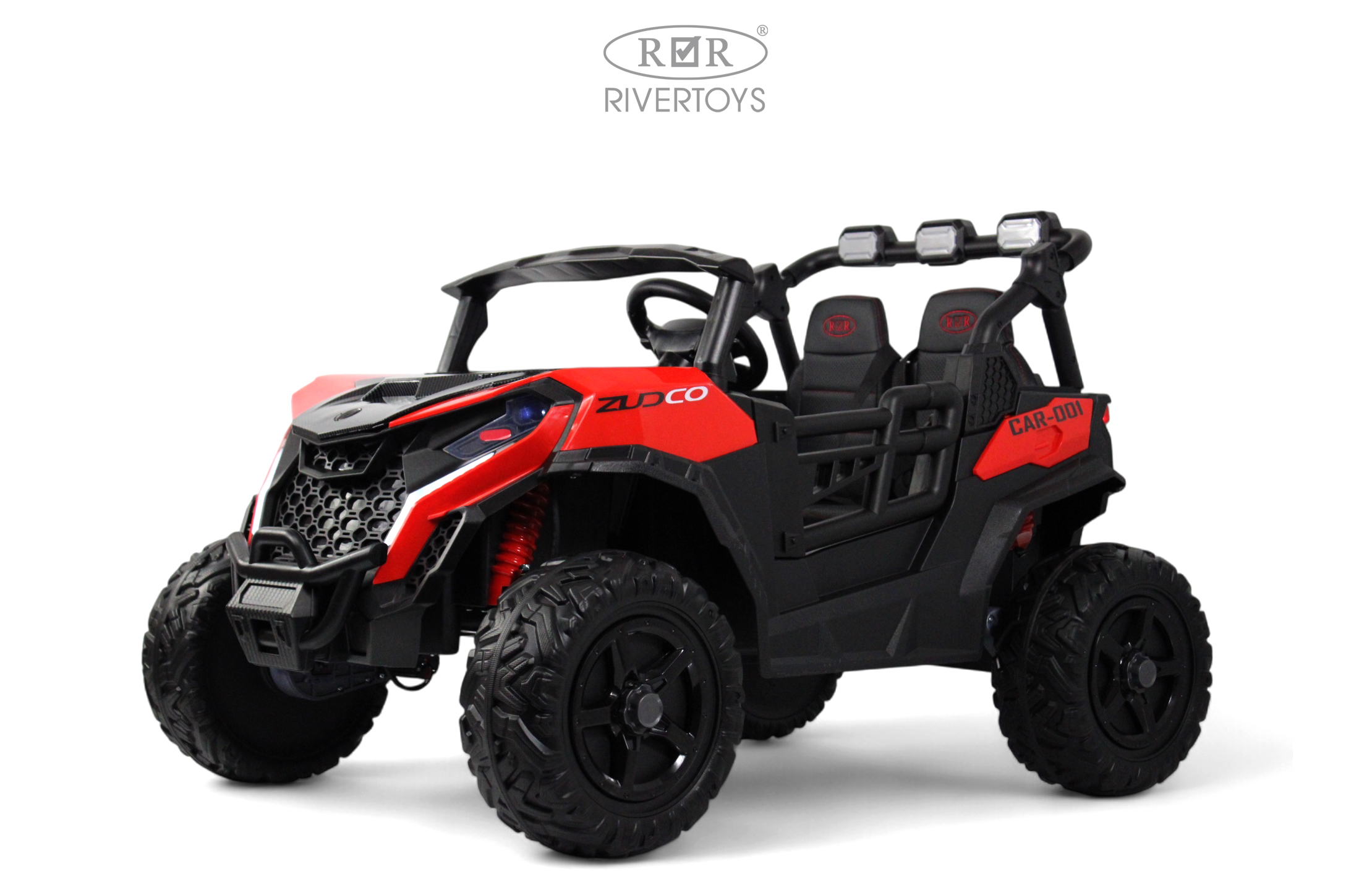 Электромобиль RIVERTOYS K555KK-BUGGY-RED С пультом ДУ - фото 6