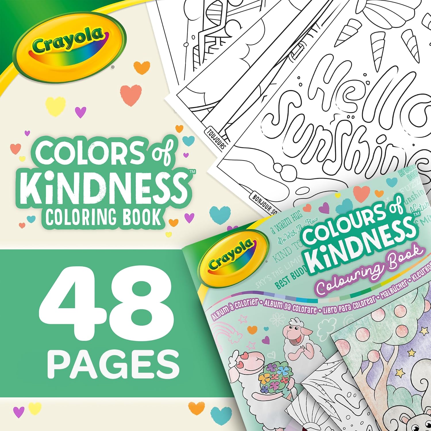 Раскраска с наклейками Crayola Цвет доброты 48 стр - фото 5