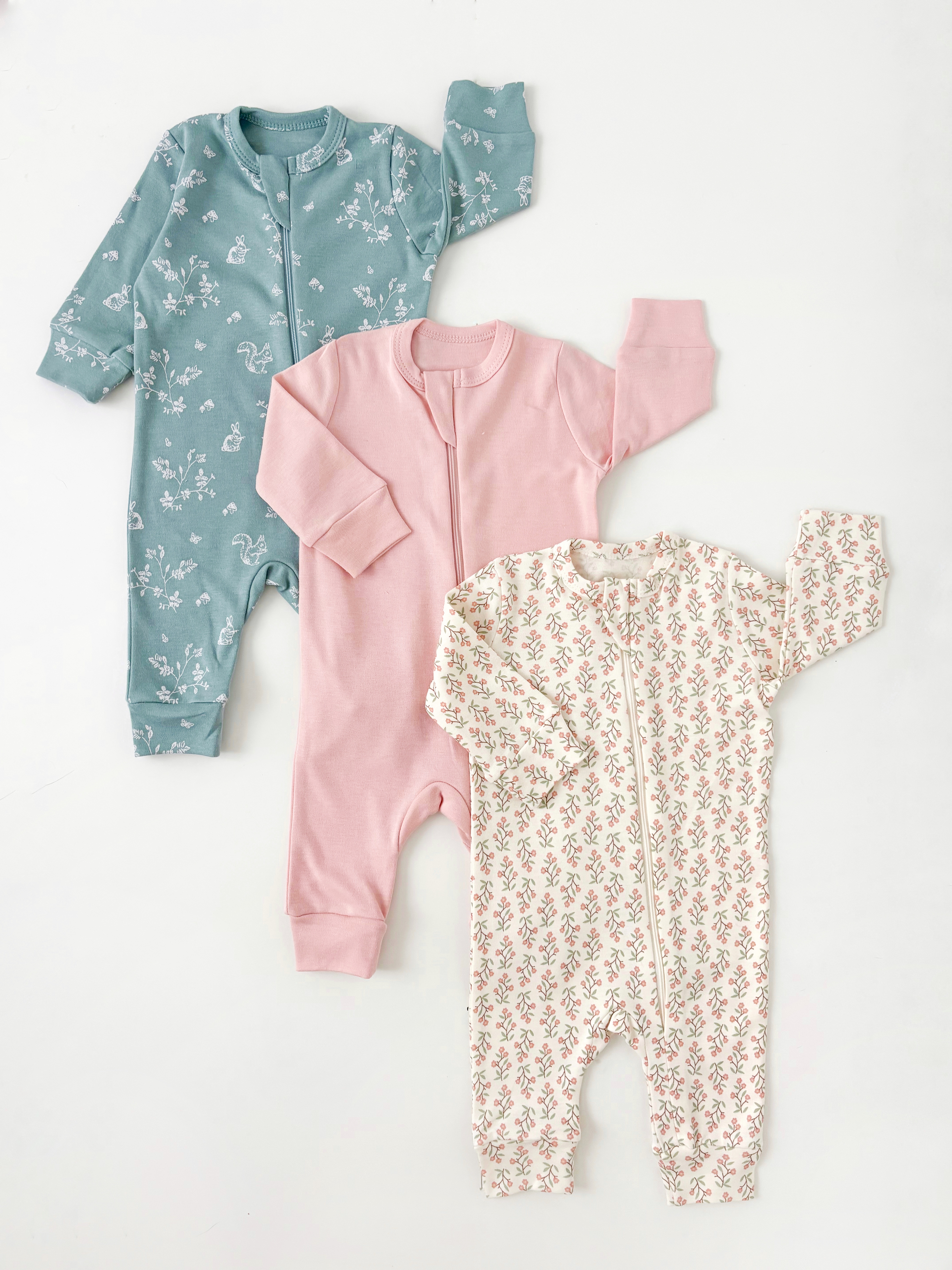 Комбинезон 3 шт Carrot 10002285веточки - фото 1