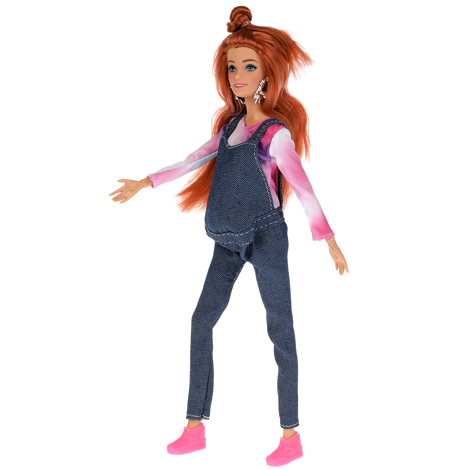 Кукла классическая Карапуз София беременная высота 29 см 306567 - фото 4