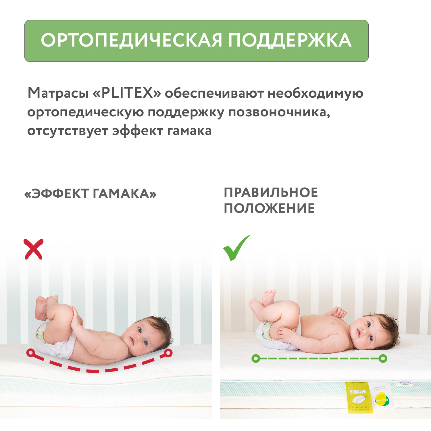 Матрас Plitex Bamboo Fiber 119*60*12см 120х60 - фото 6