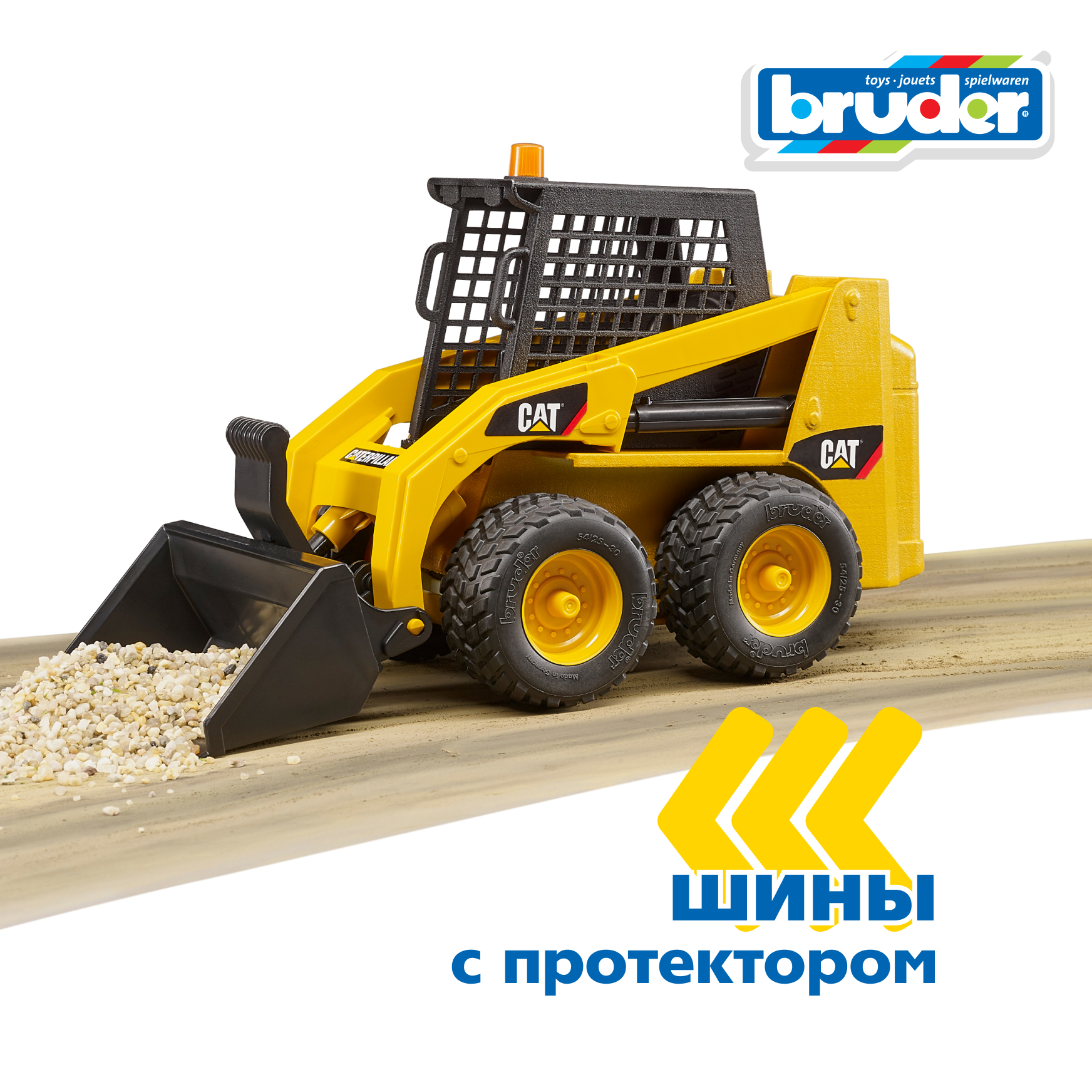 Погрузчик Bruder CAT Cat 1:16 02-481 - фото 4