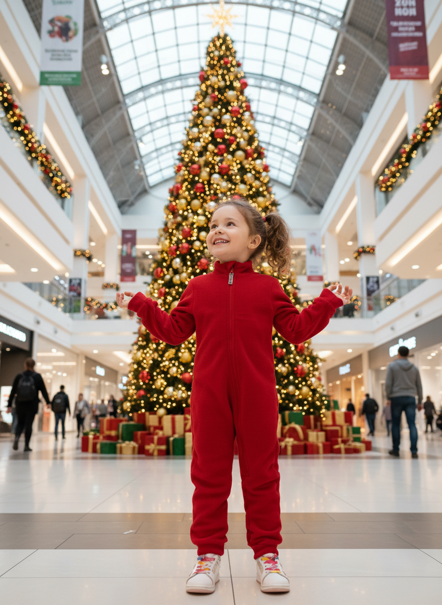 Комбинезон Утенок 286г(ш) красный - фото 2