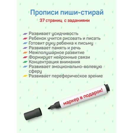 Развивающие книжки ДЕТИ ЛЕПЯТ Пиши стирай