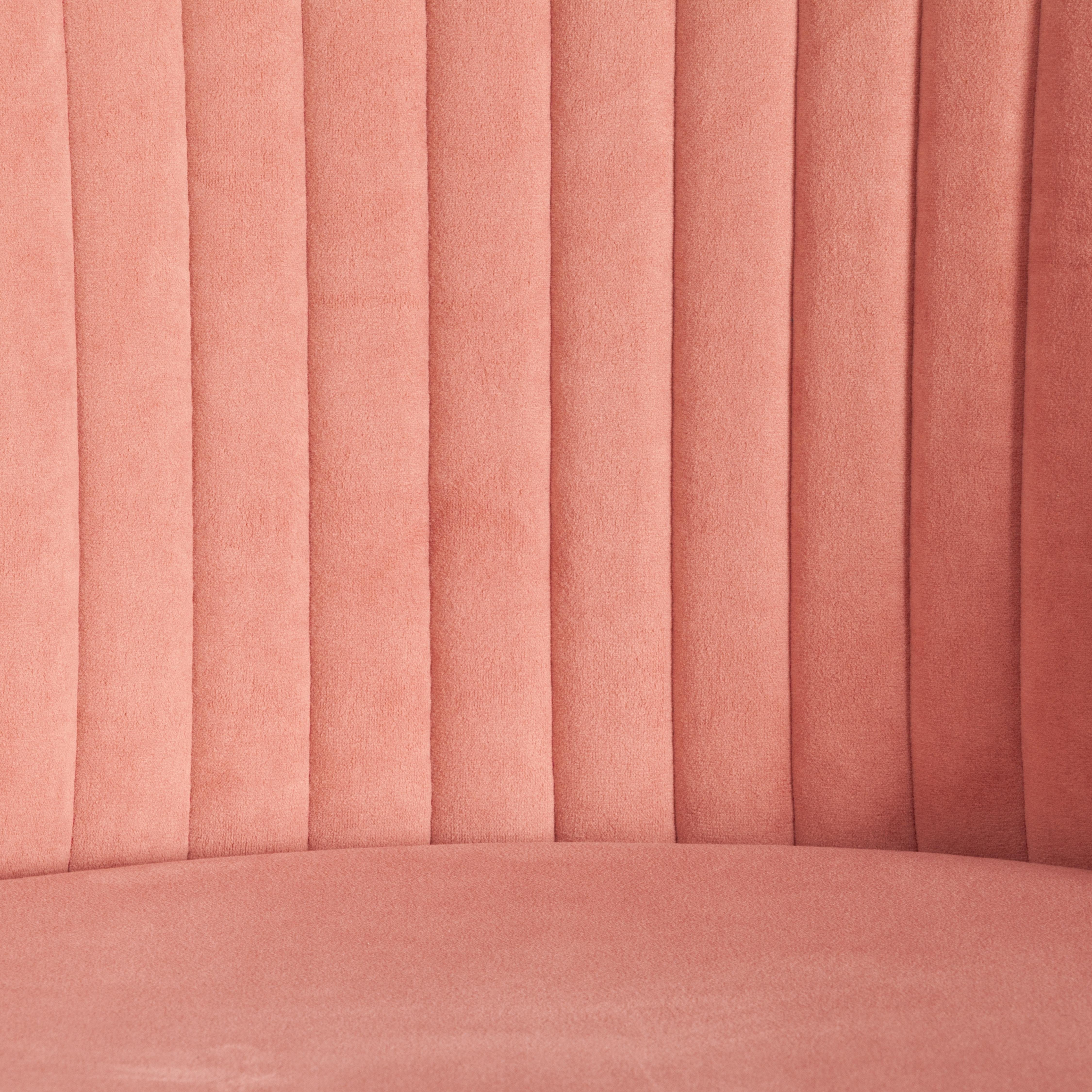 Компьютерное кресло TETCHAIR флок, розовый - фото 17