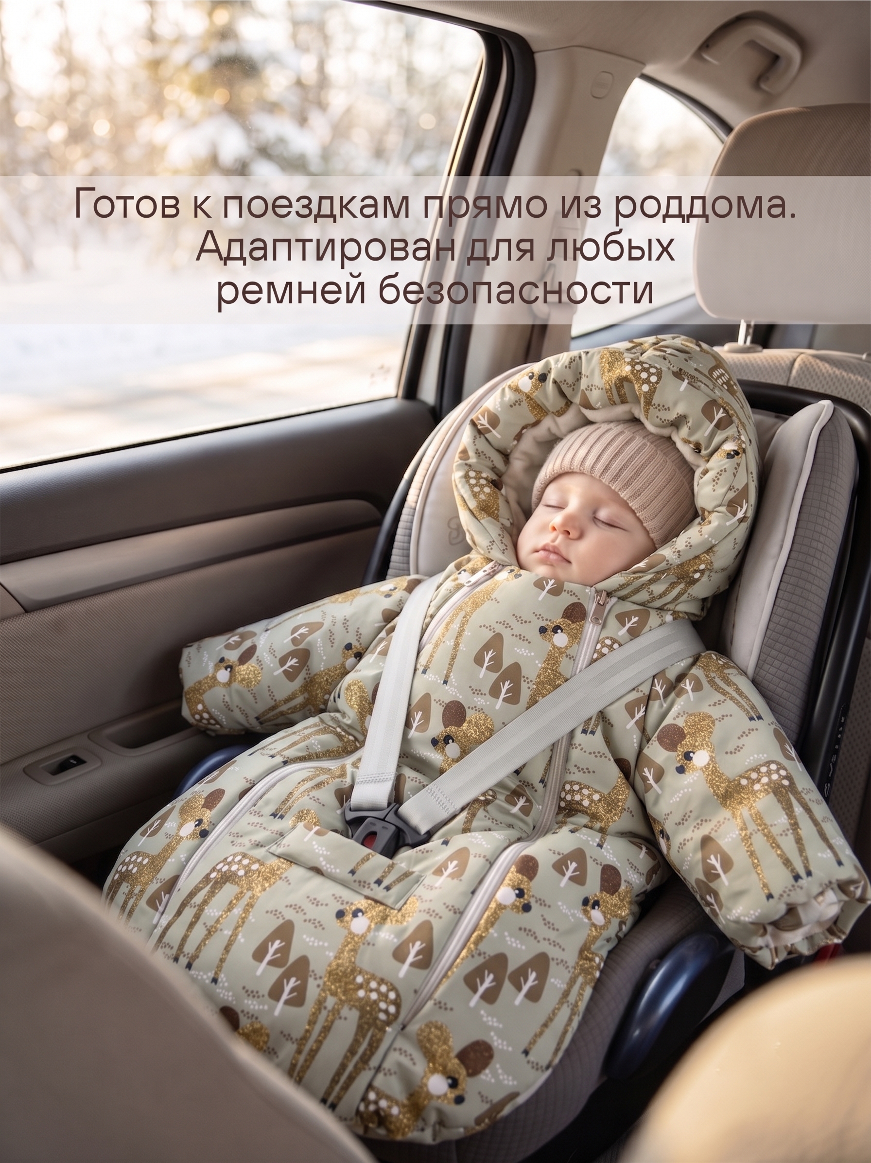 Конверт-комбинезон СОННЫЙ ГНОМИК 934/5 62 - фото 5