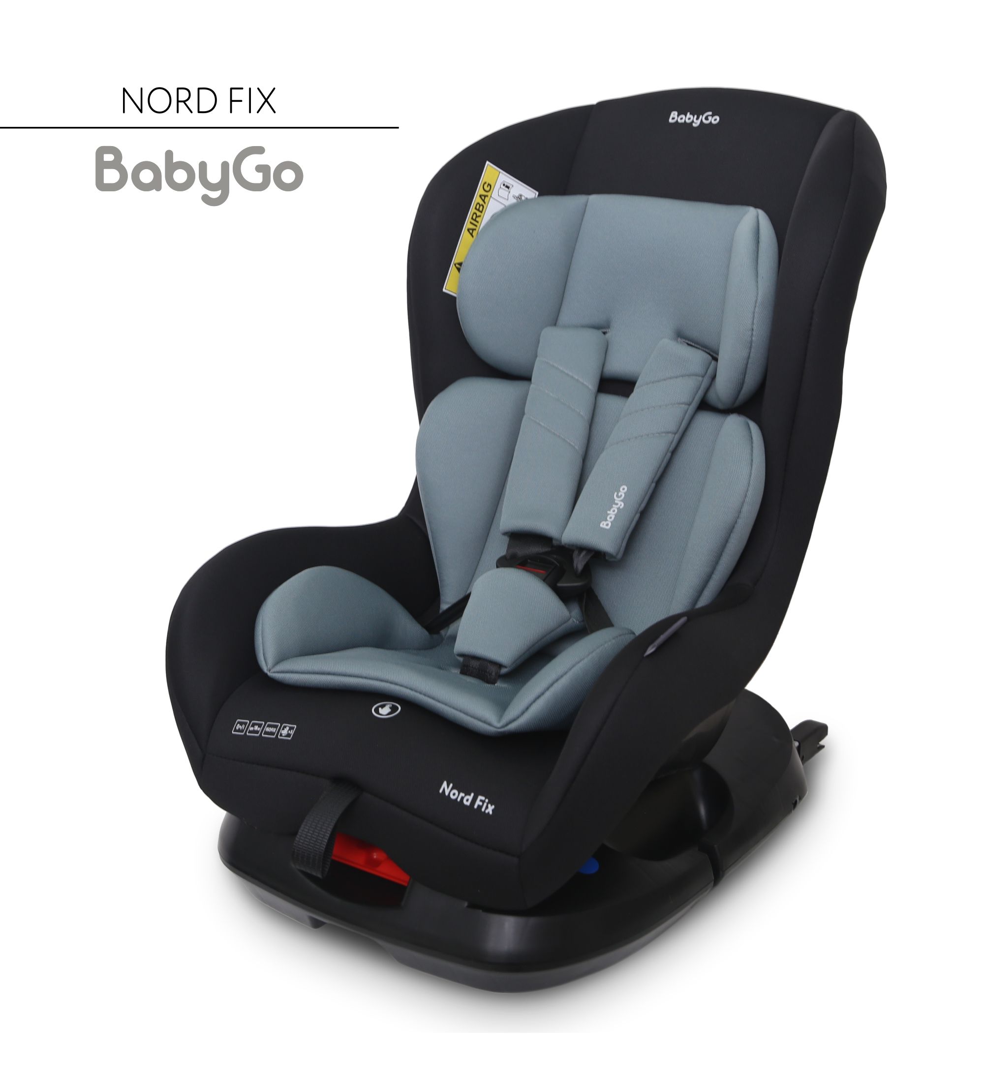 Автокресло BabyGo Nord FIX Isofix 0+/1 (0-18 кг) зеленый - фото 1