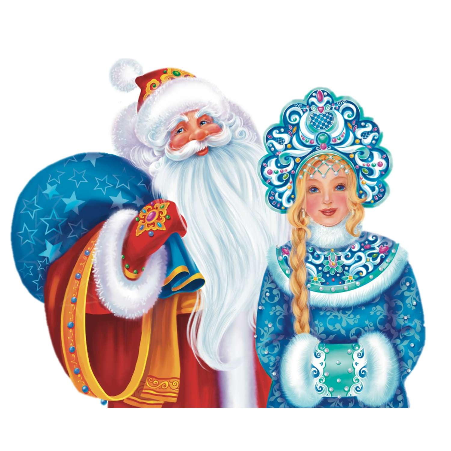 Наклейка ё Новогодняя в ассортименте - фото 1