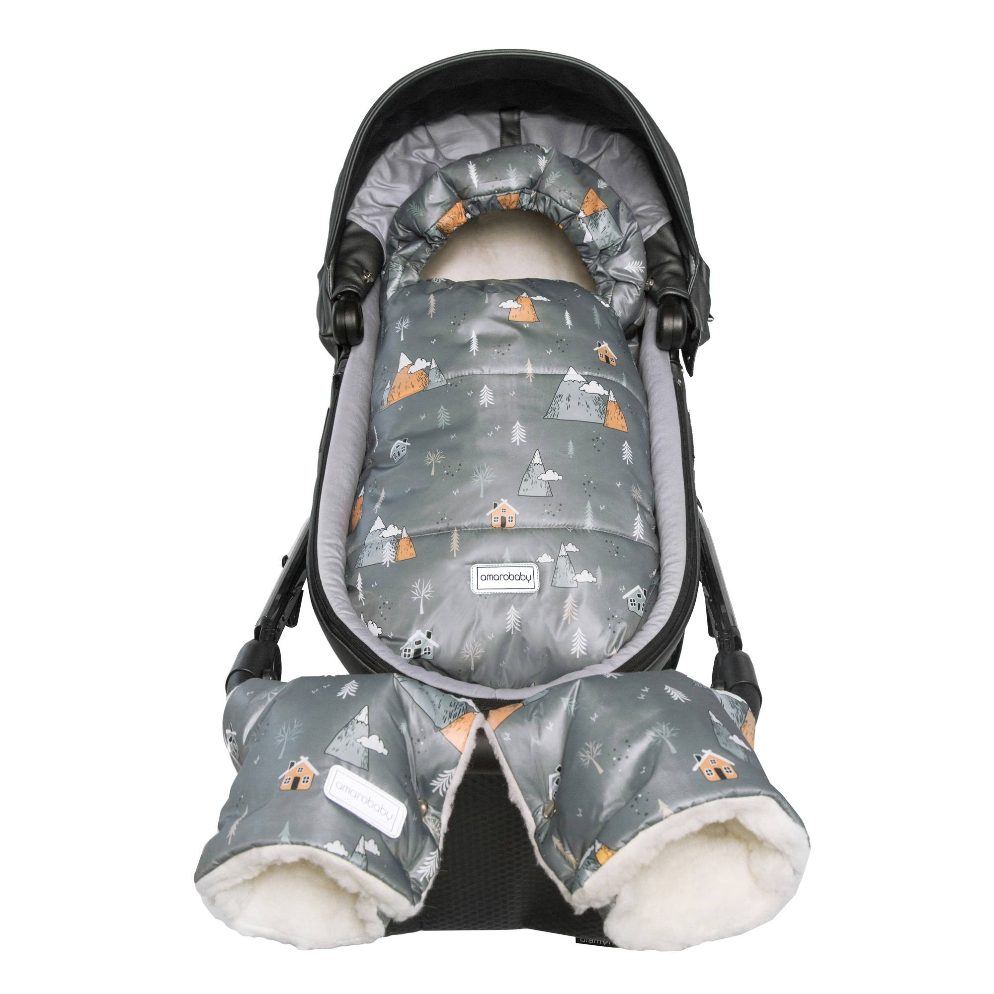 Конверт в коляску Amarobaby Snowy Baby - фото 6