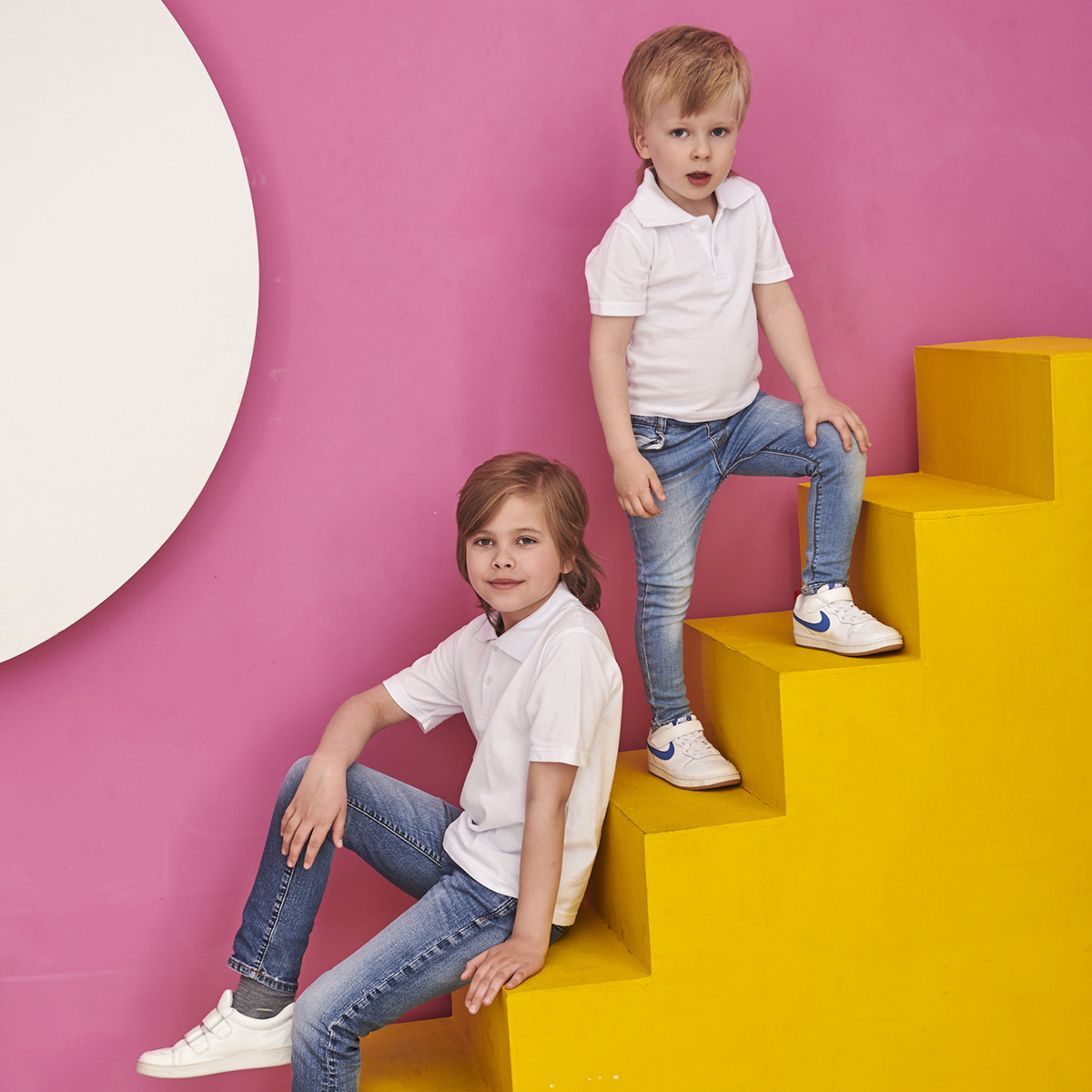 Поло K R BABY KR-PL01/Белый - фото 3