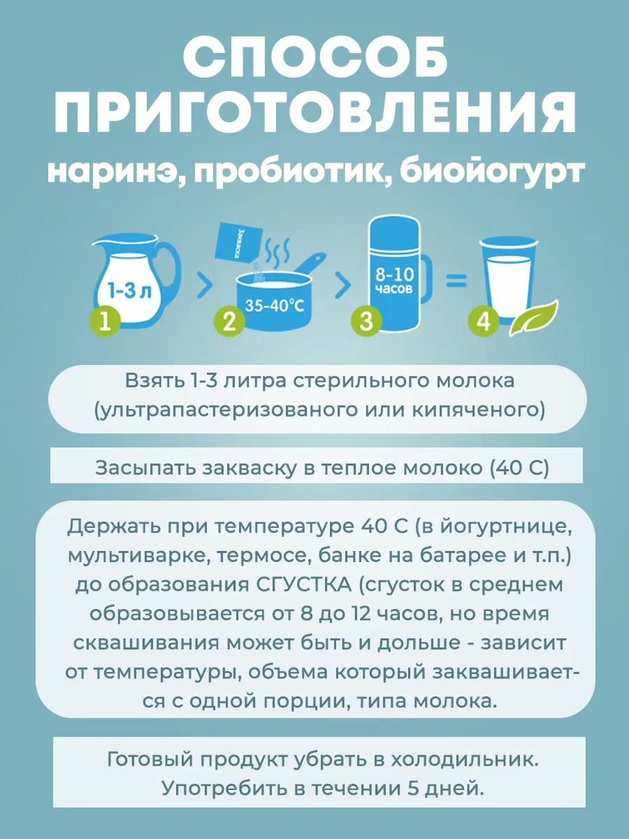 Набор заквасок Полезная партия Полезная Партия Подарочный - фото 7