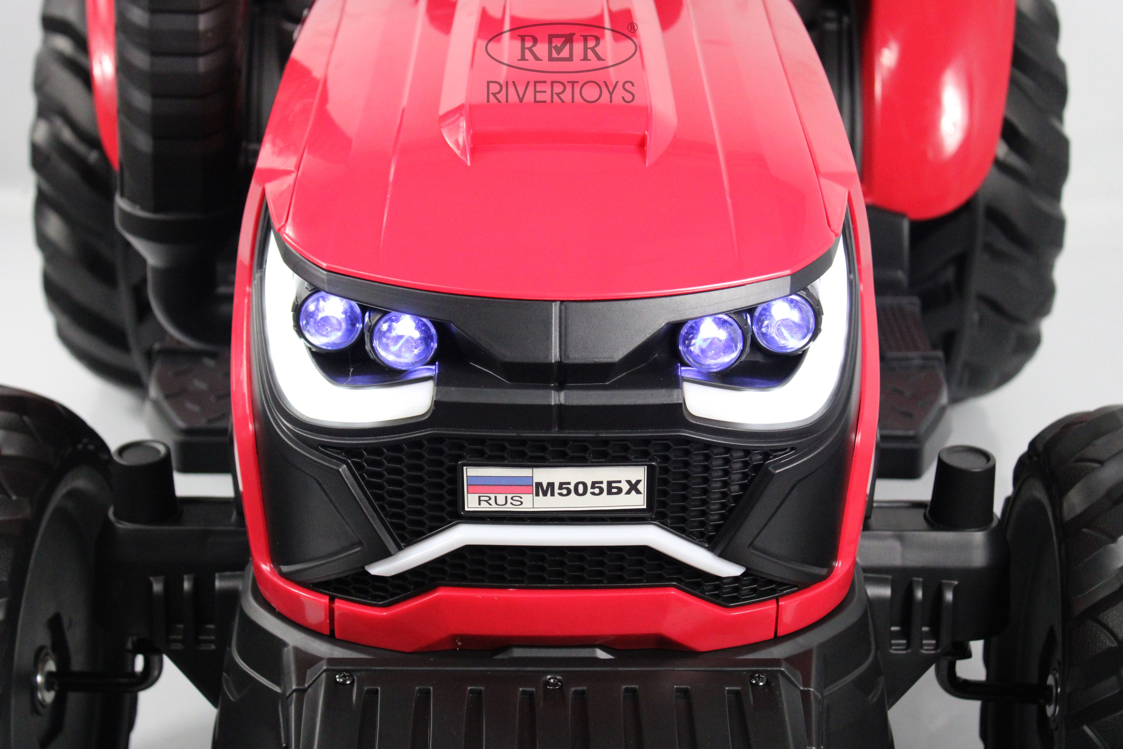 Электромобиль RIVERTOYS М505БХ-RED С пультом ДУ - фото 16