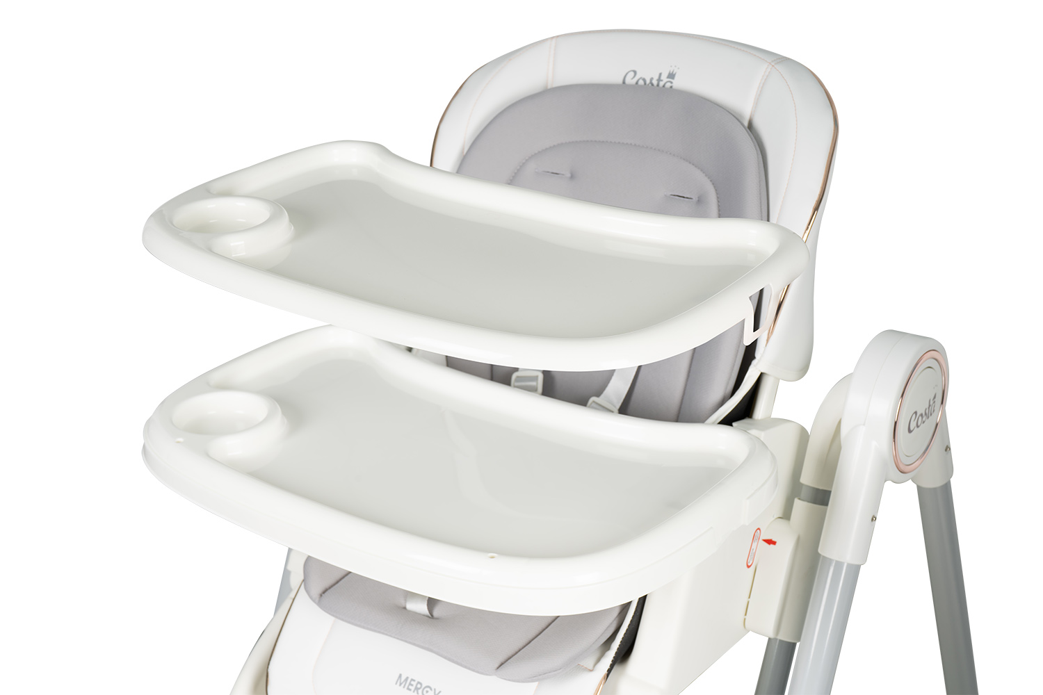 Стульчик для кормления Costa Mercy белый - фото 9