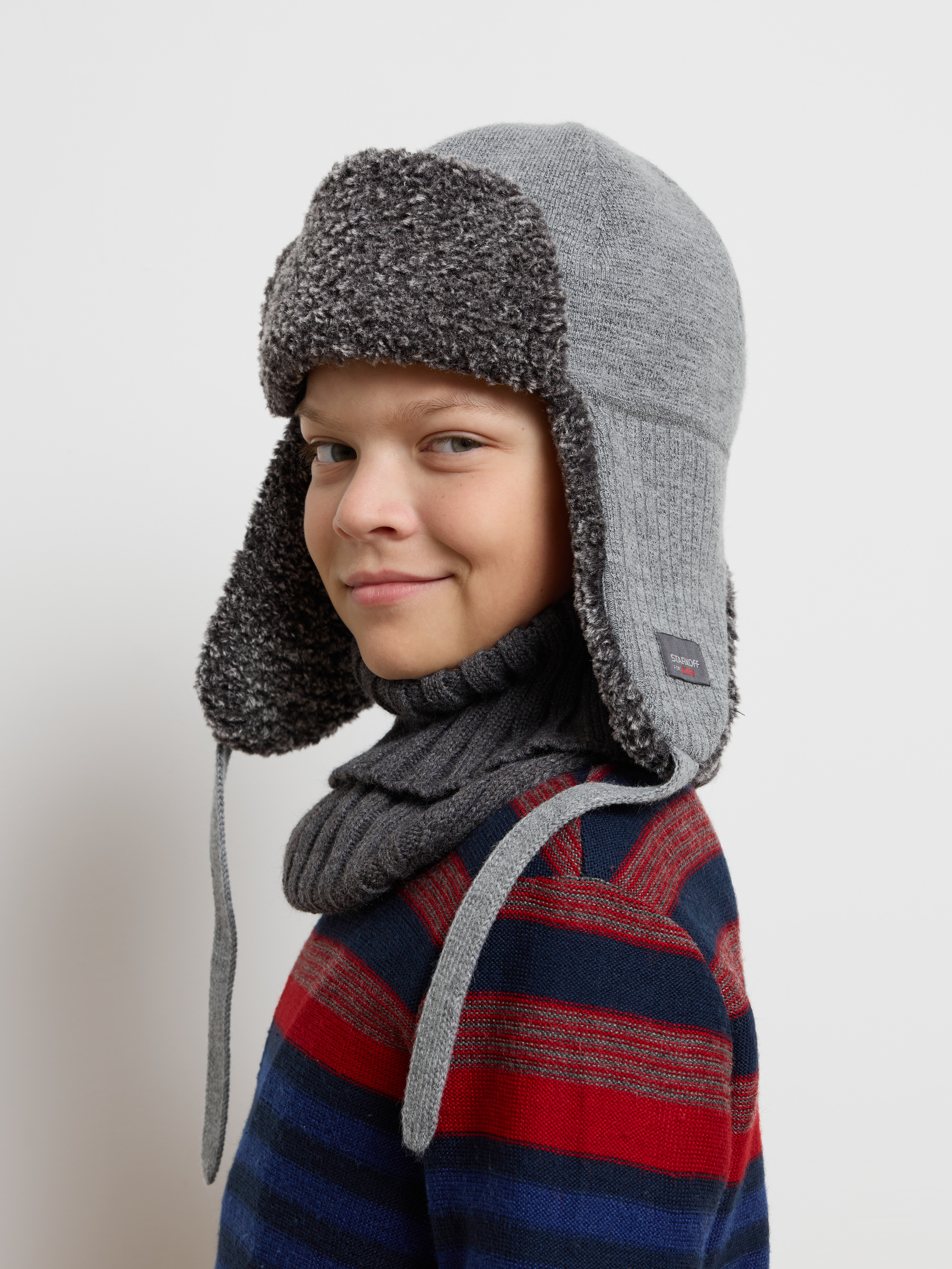 Шапка-ушанка Starkoff Kids Д500903 - фото 1