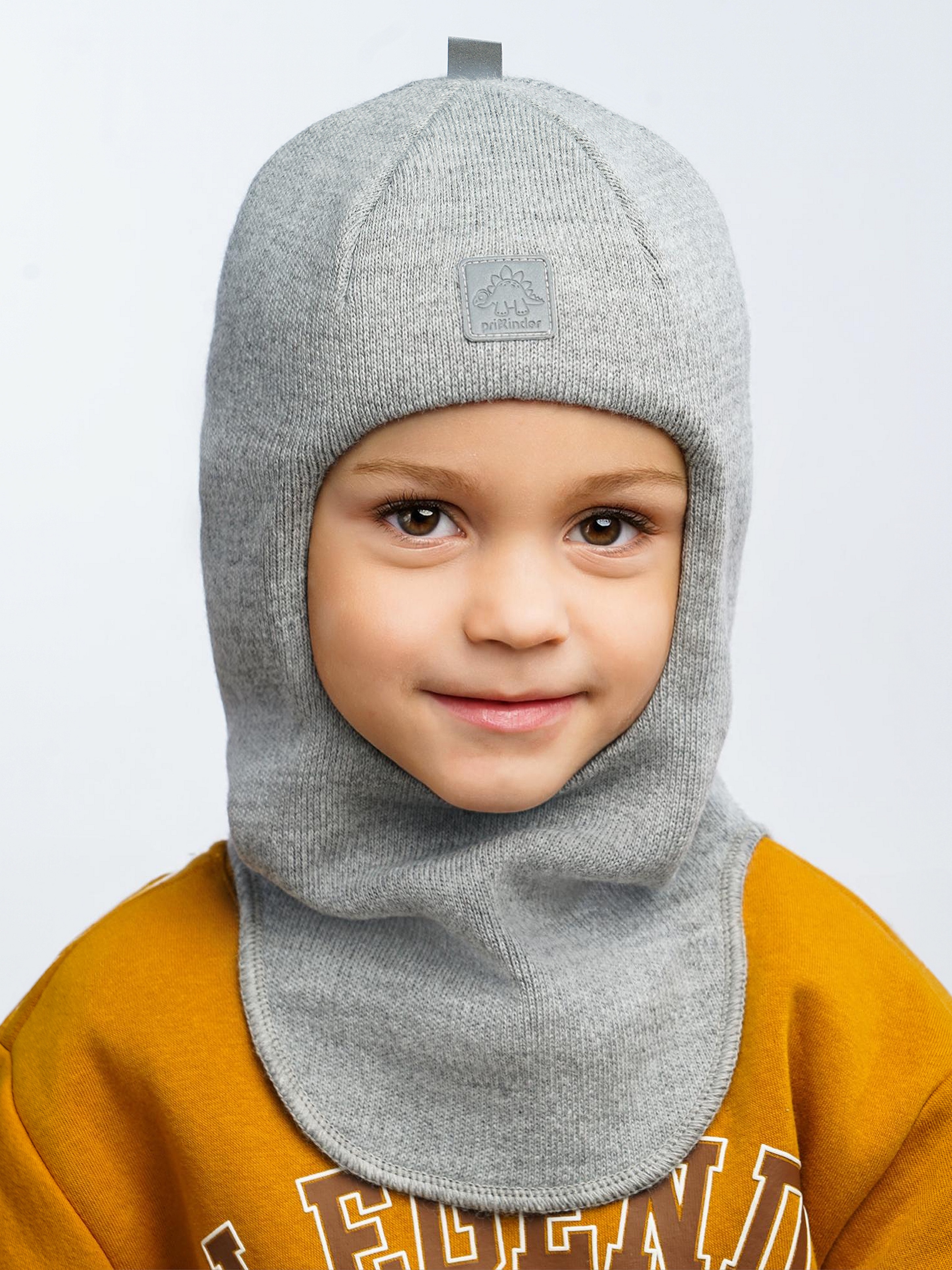 Шапка-шлем ПриКиндер MH3-6070/1 Цвет: Светлая сталь - фото 2