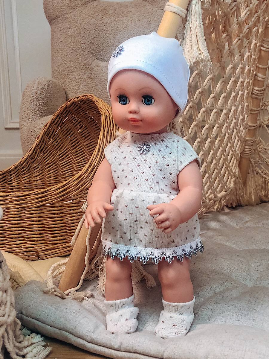 Кукла пупс СТРАНА КУКОЛ большая озвученная высота 35 см 24-09.3 - фото 21